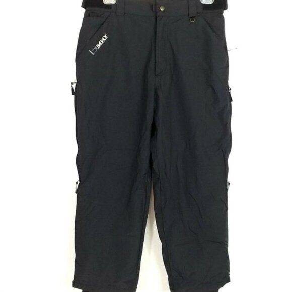 B360 Aquaphile Black Lined Nylon Adjustable Waist Snow Pants Mens Medium - Picture 16 of 16